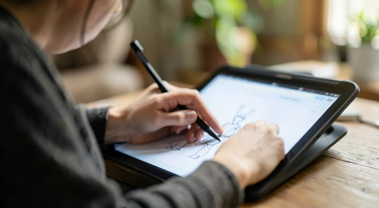 Apprendre à dessiner avec une application
