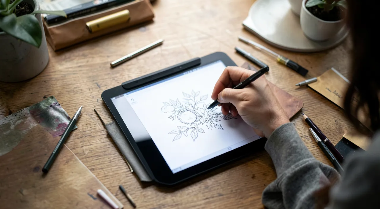 Apprendre à dessiner avec une application