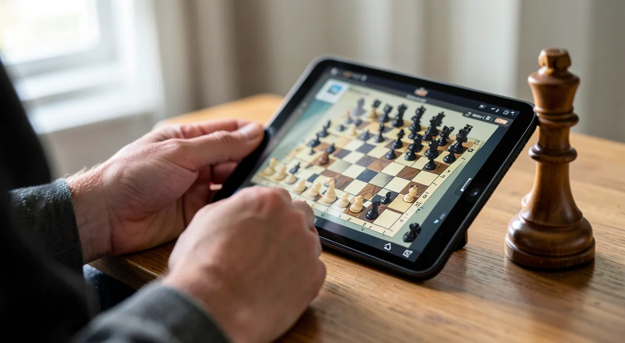 Progress in chess with an app