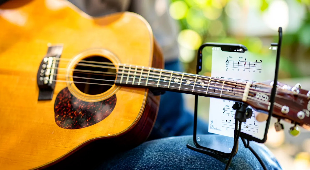 Gitarre lernen mit einer App