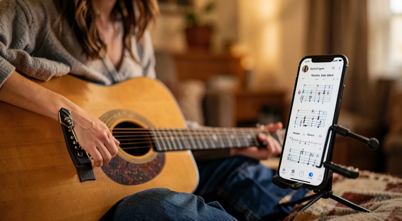 Gitarre lernen mit einer App