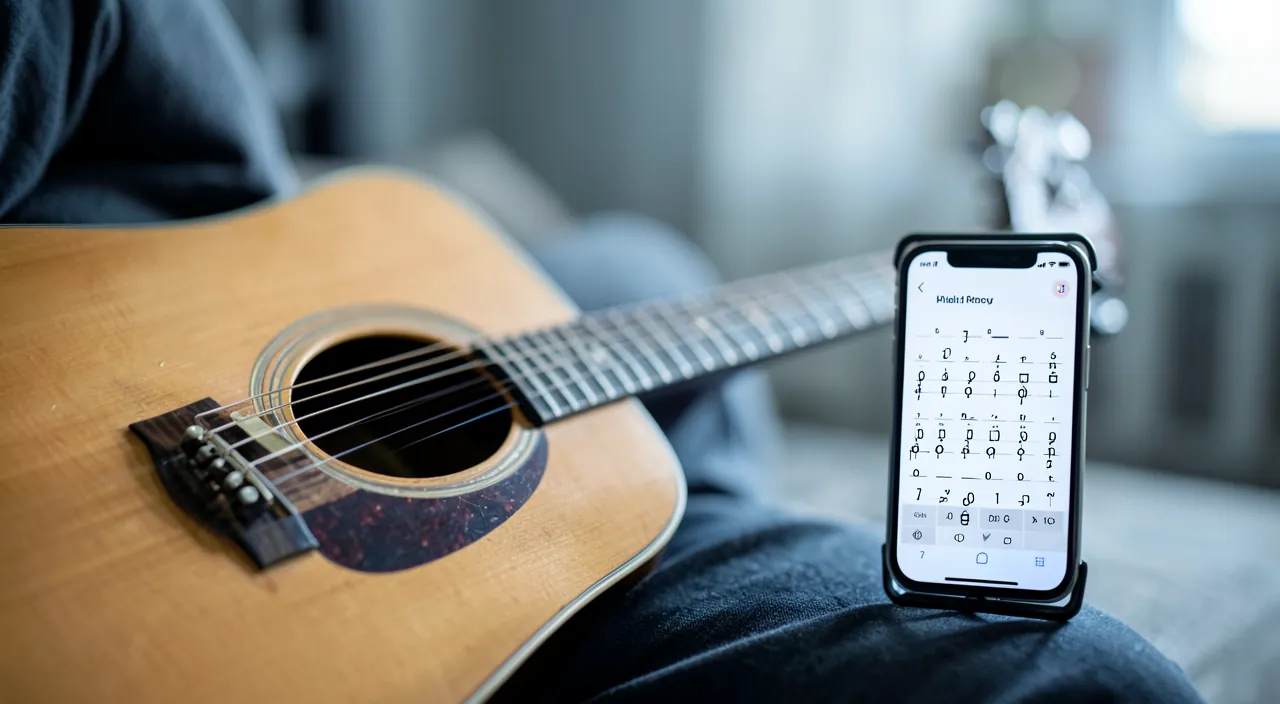 Gitarre lernen mit einer App