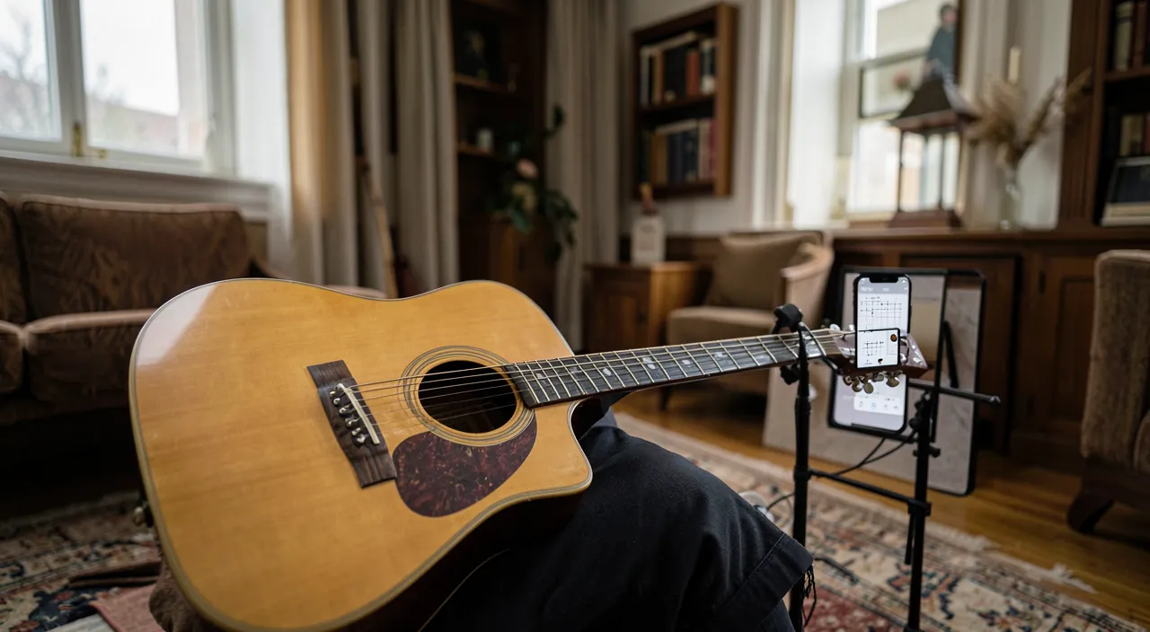 Gitarre lernen mit einer App