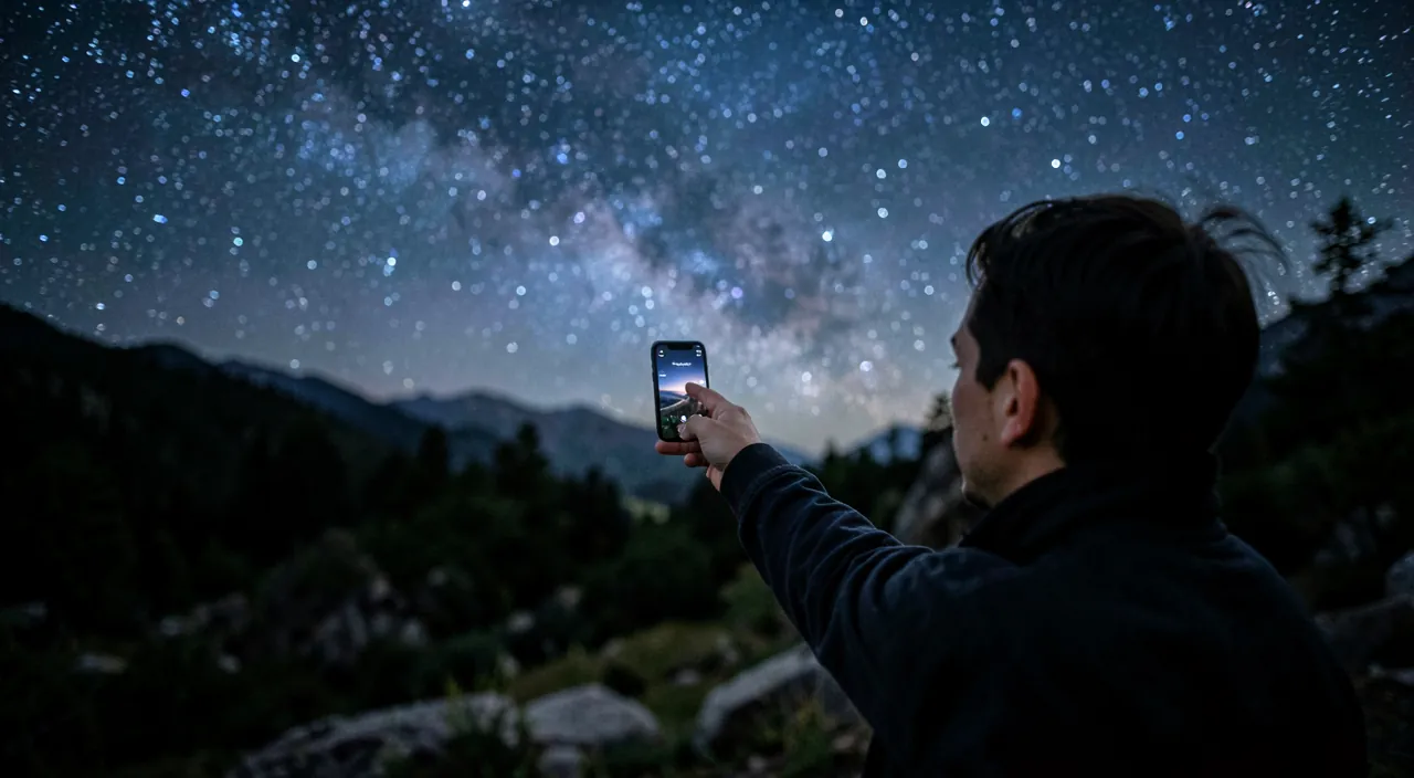 Observer le ciel avec les applications d'astronomie
