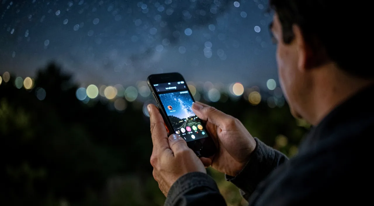 Observer le ciel avec les applications d'astronomie