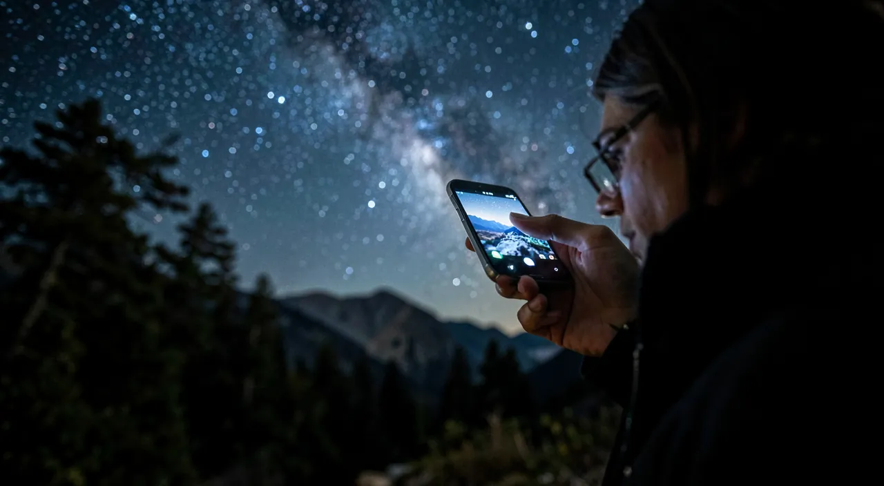 Observer le ciel avec les applications d'astronomie