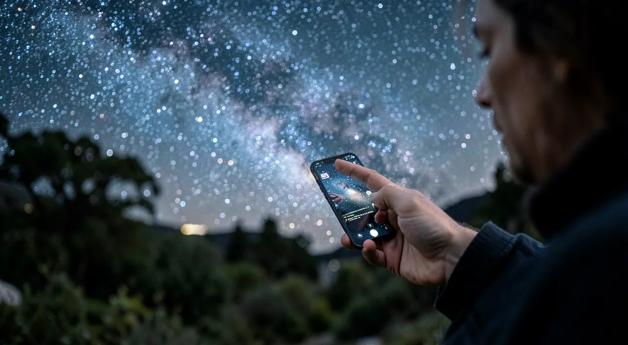 Observer les étoiles avec son téléphone
