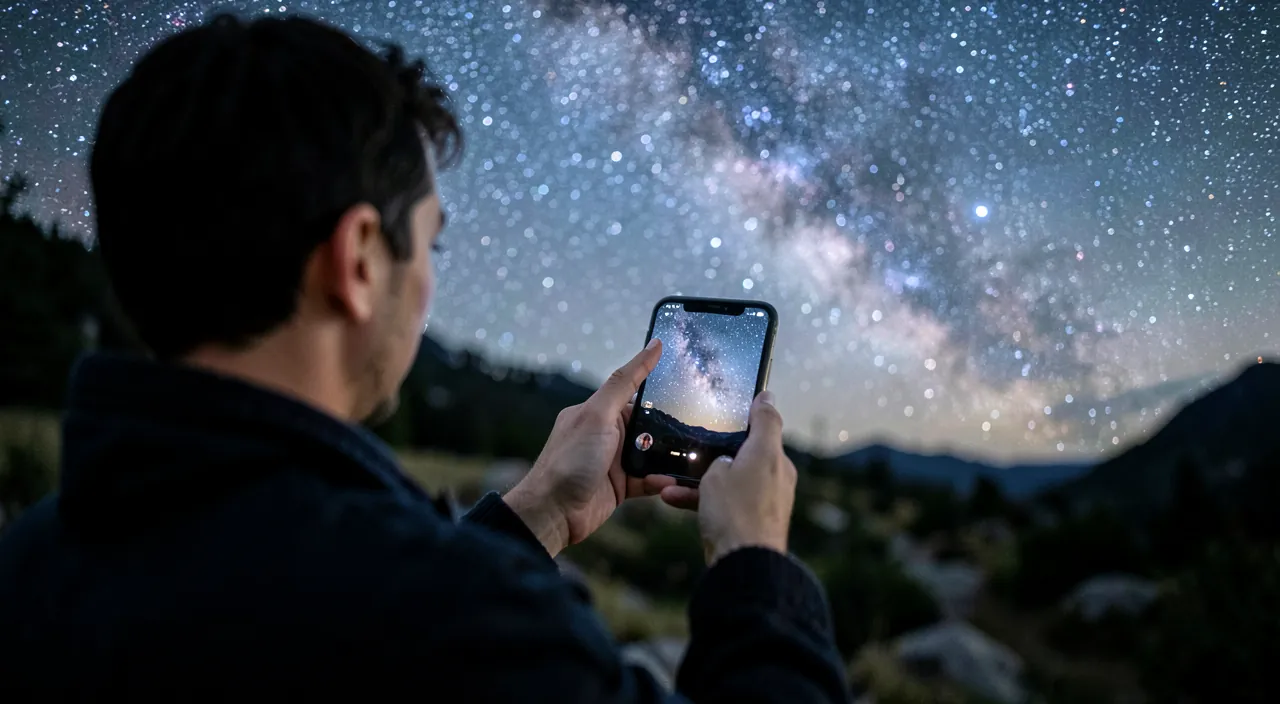 Observer les étoiles avec son téléphone