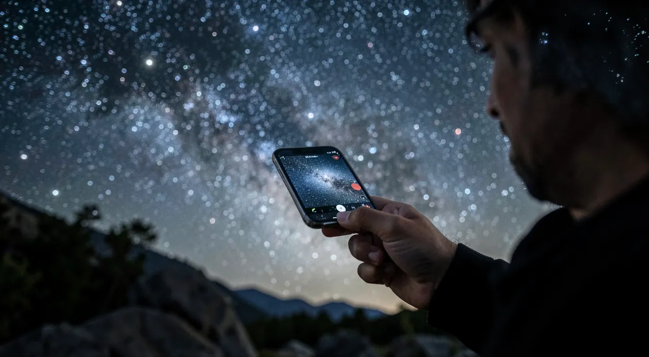 Observer les étoiles avec son téléphone