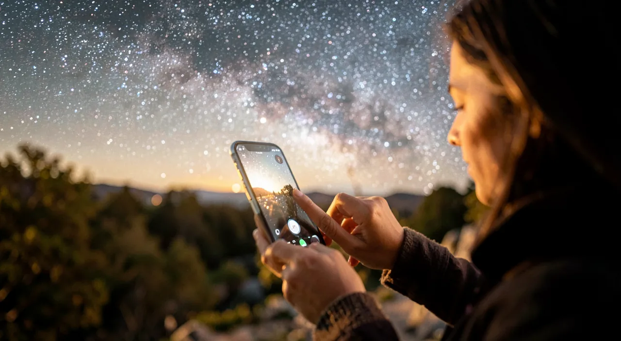 Observer les étoiles avec son téléphone