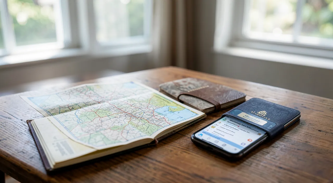 Reisen mit einer App organisieren