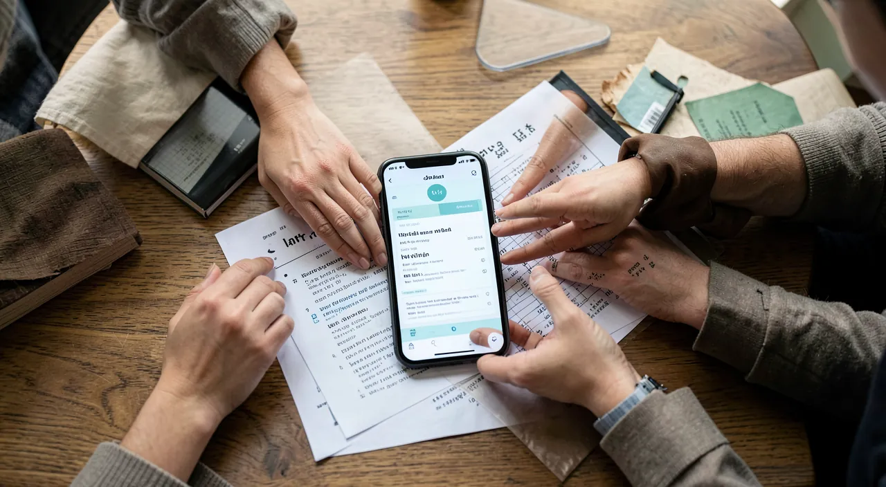 Ausgaben mit Freunden mit einer App teilen