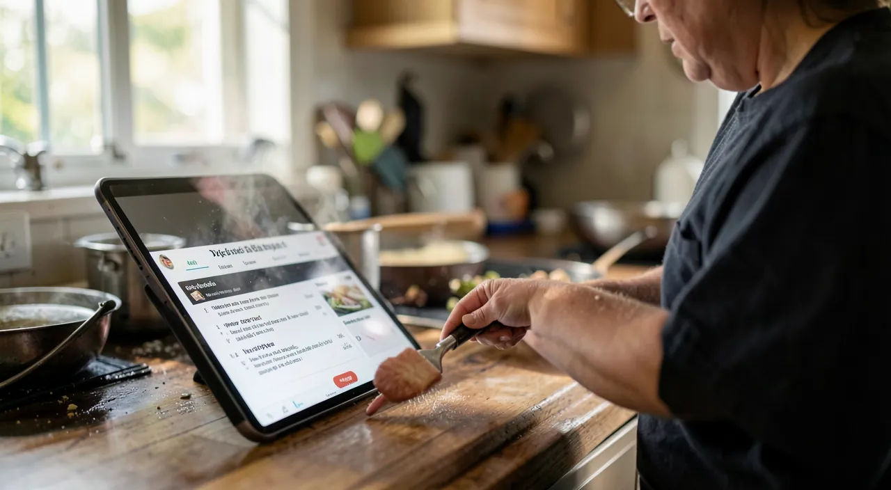 Les applications de cuisine et de recettes