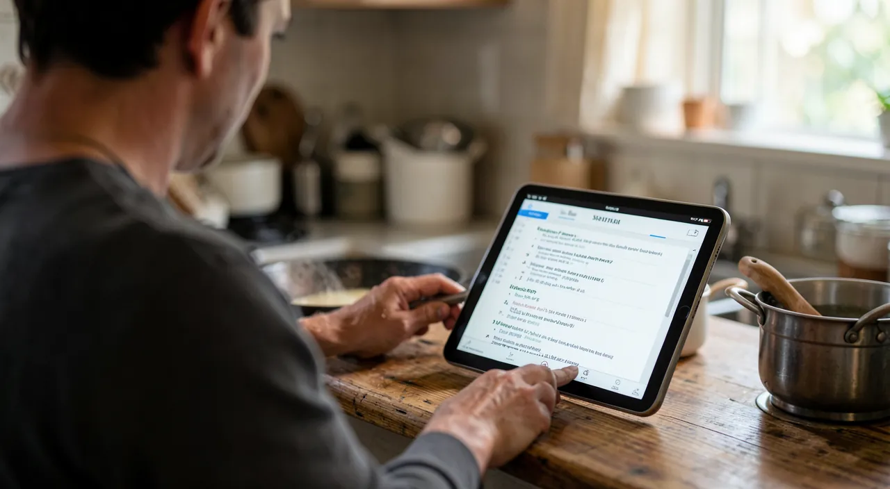 Les applications de cuisine et de recettes