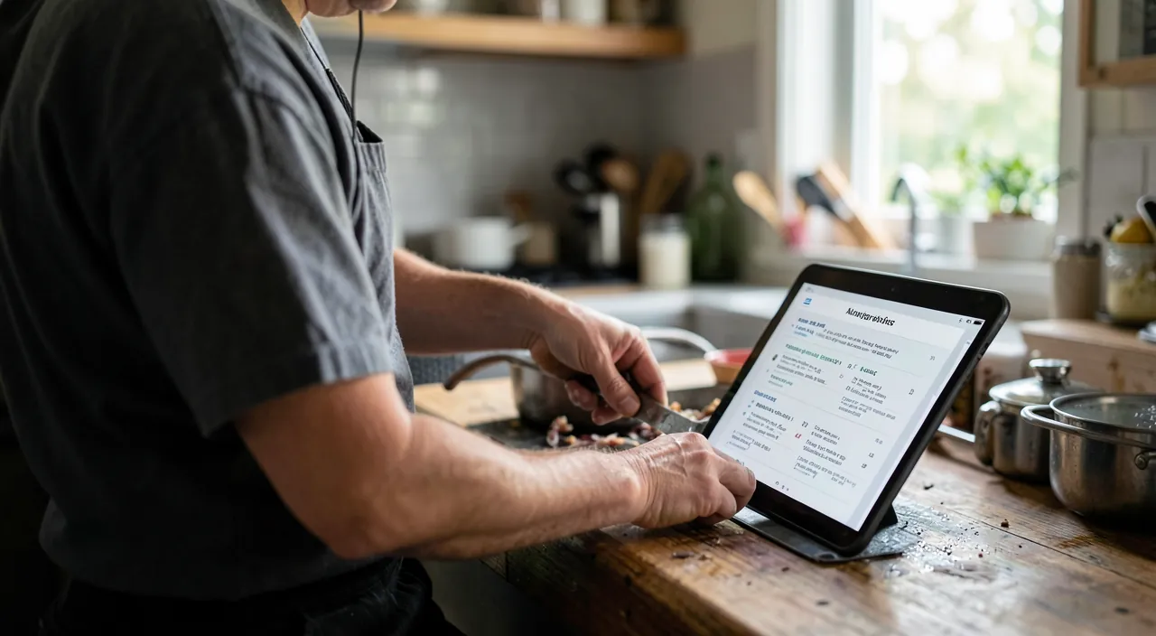 Les applications de cuisine et de recettes