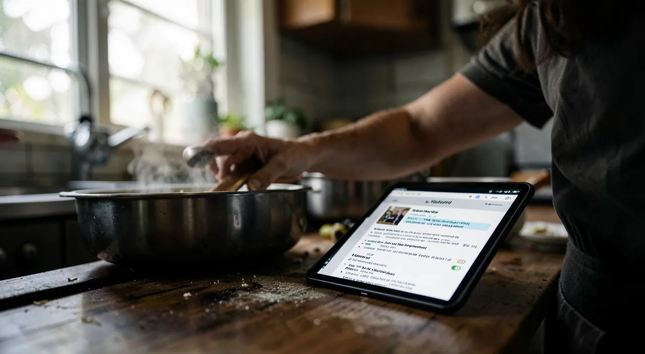 Les applications de cuisine et de recettes