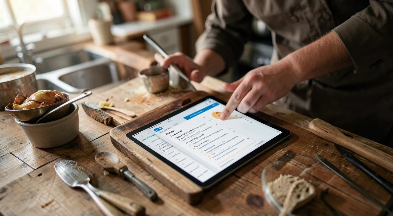 Les applications de cuisine et de recettes