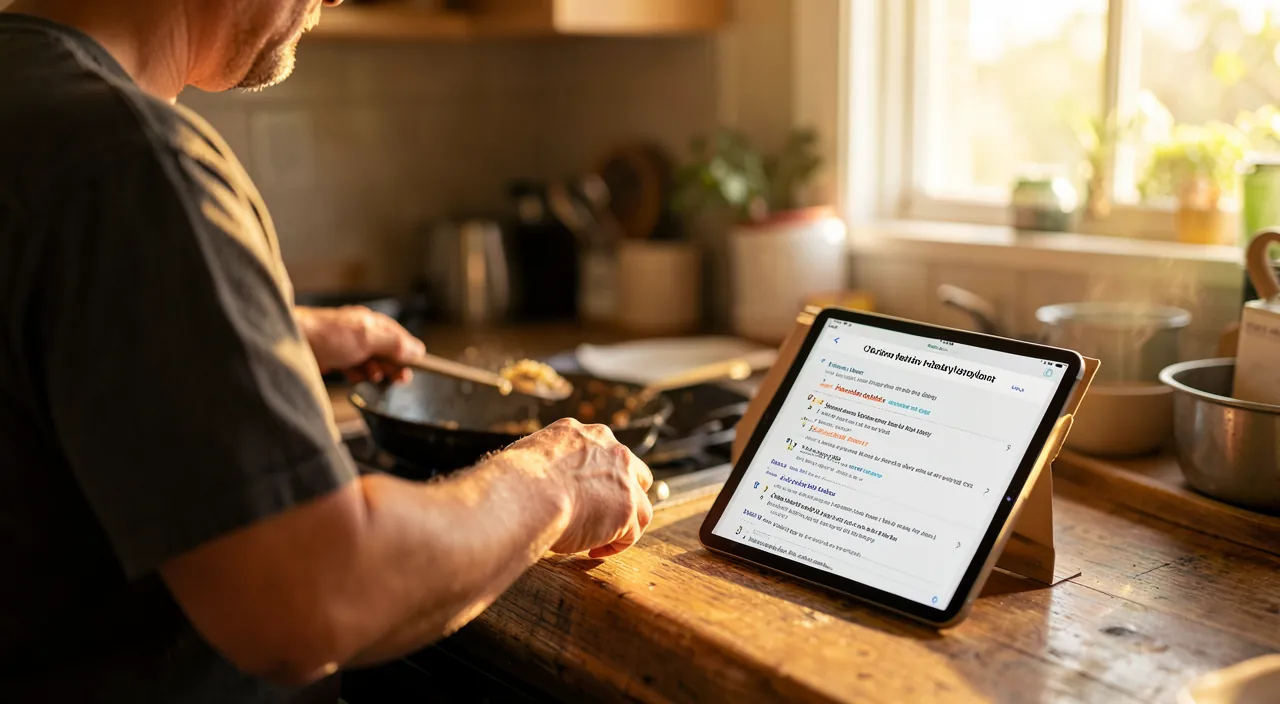 Les applications de cuisine et de recettes