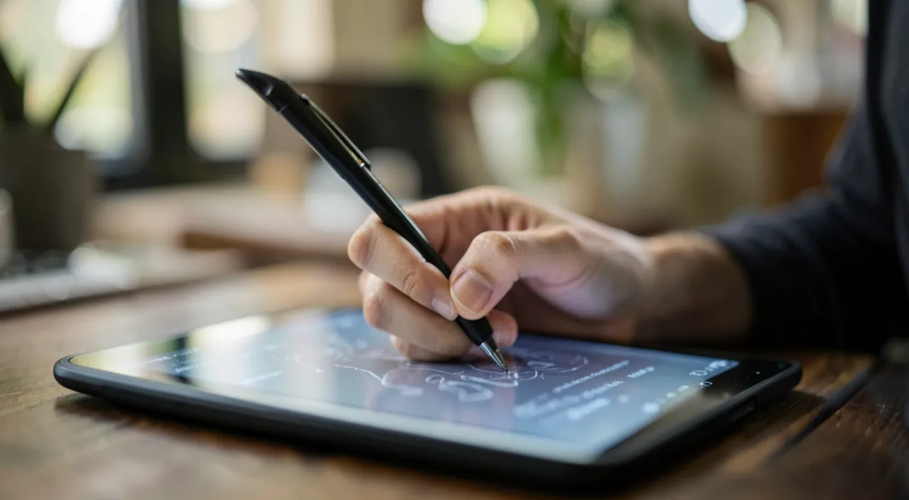 Zeichnen und kreieren auf dem Tablet