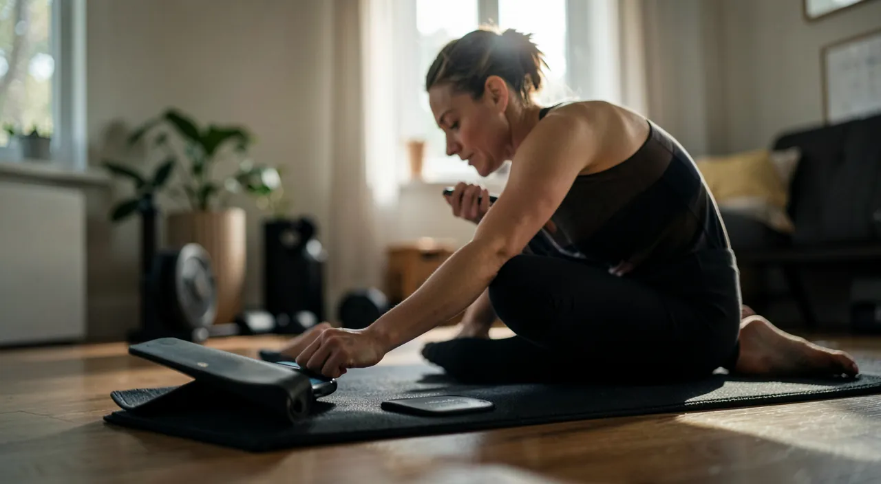 Entrenarse en casa con una aplicación