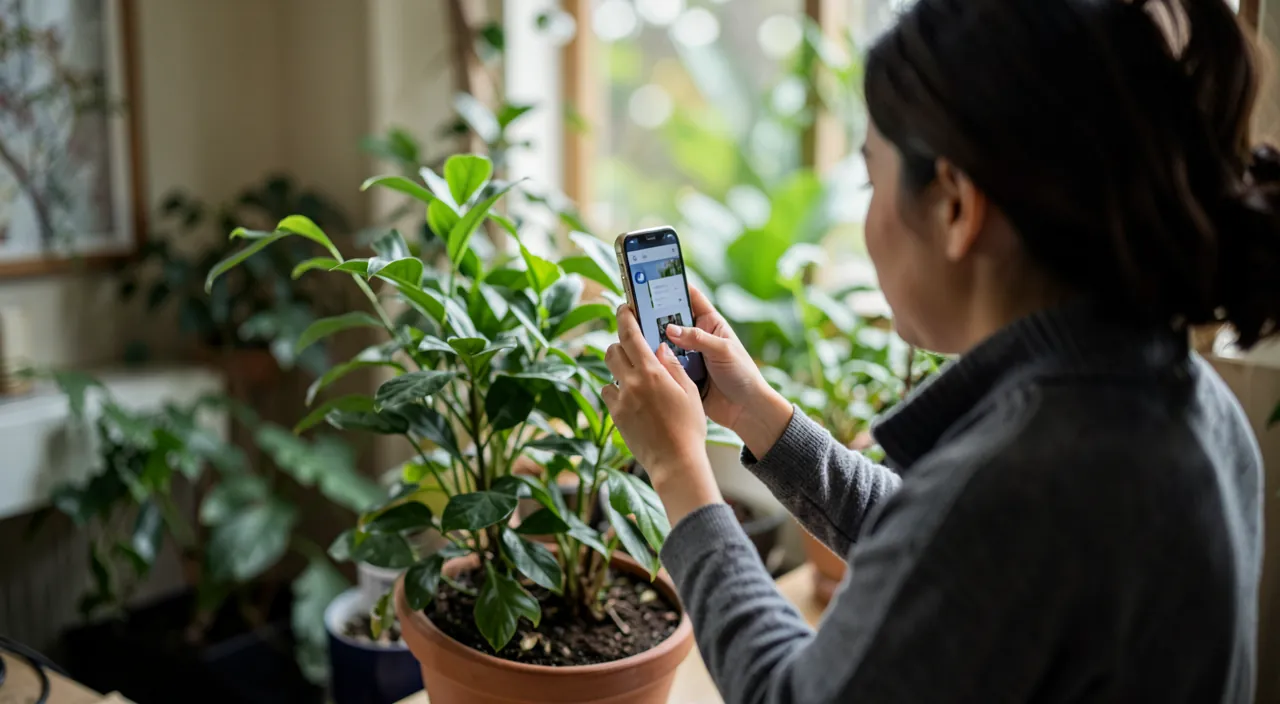 Identifier et soigner ses plantes avec son téléphone