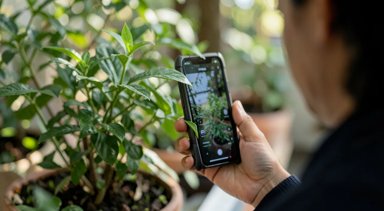 Identifier et soigner ses plantes avec son téléphone