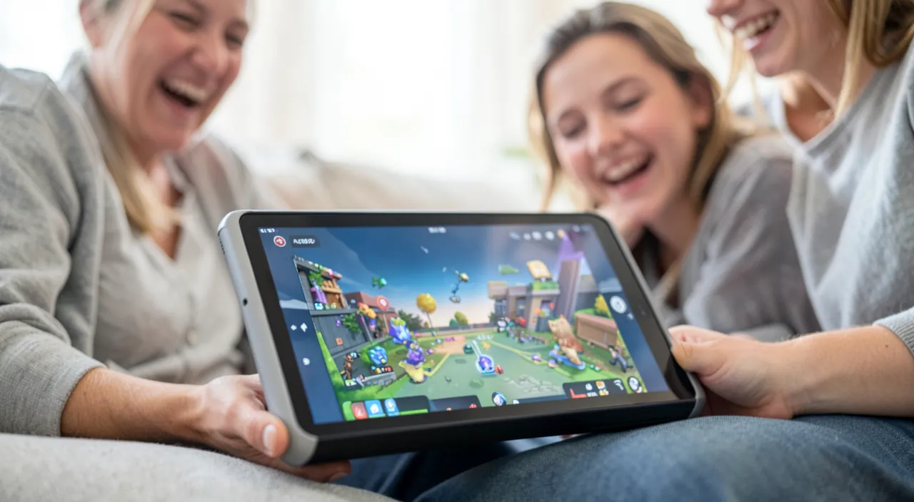 Spiele für die Familie auf dem Tablet