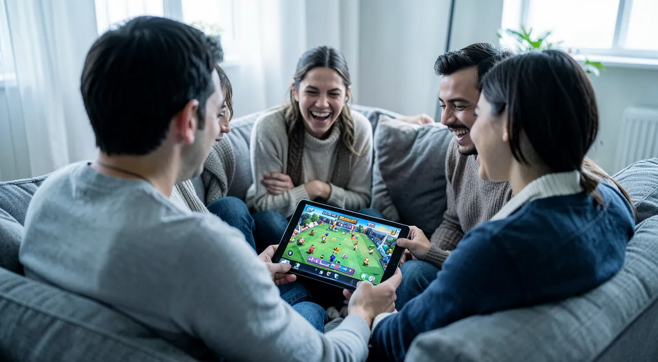 Spiele für die Familie auf dem Tablet