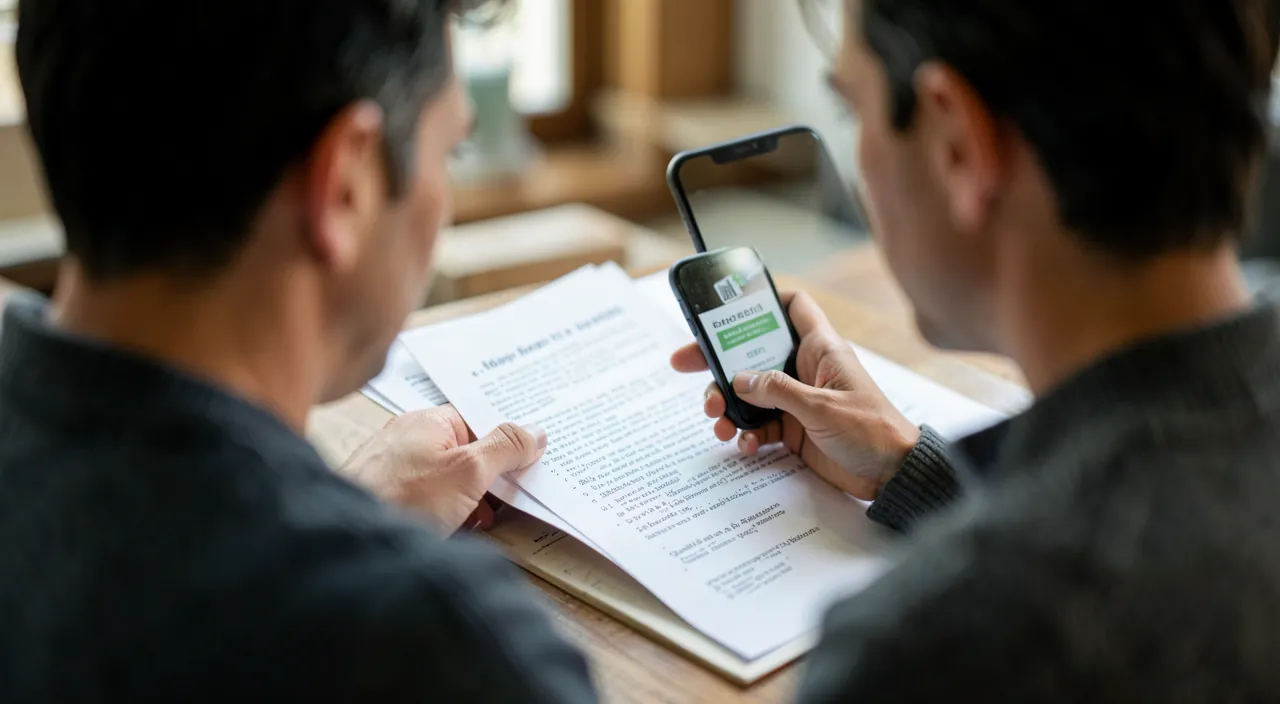 Escanear sus documentos con su teléfono