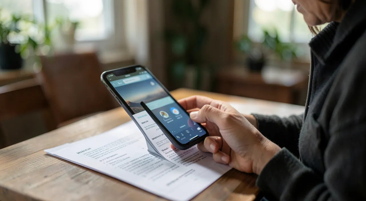 Escanear sus documentos con su teléfono