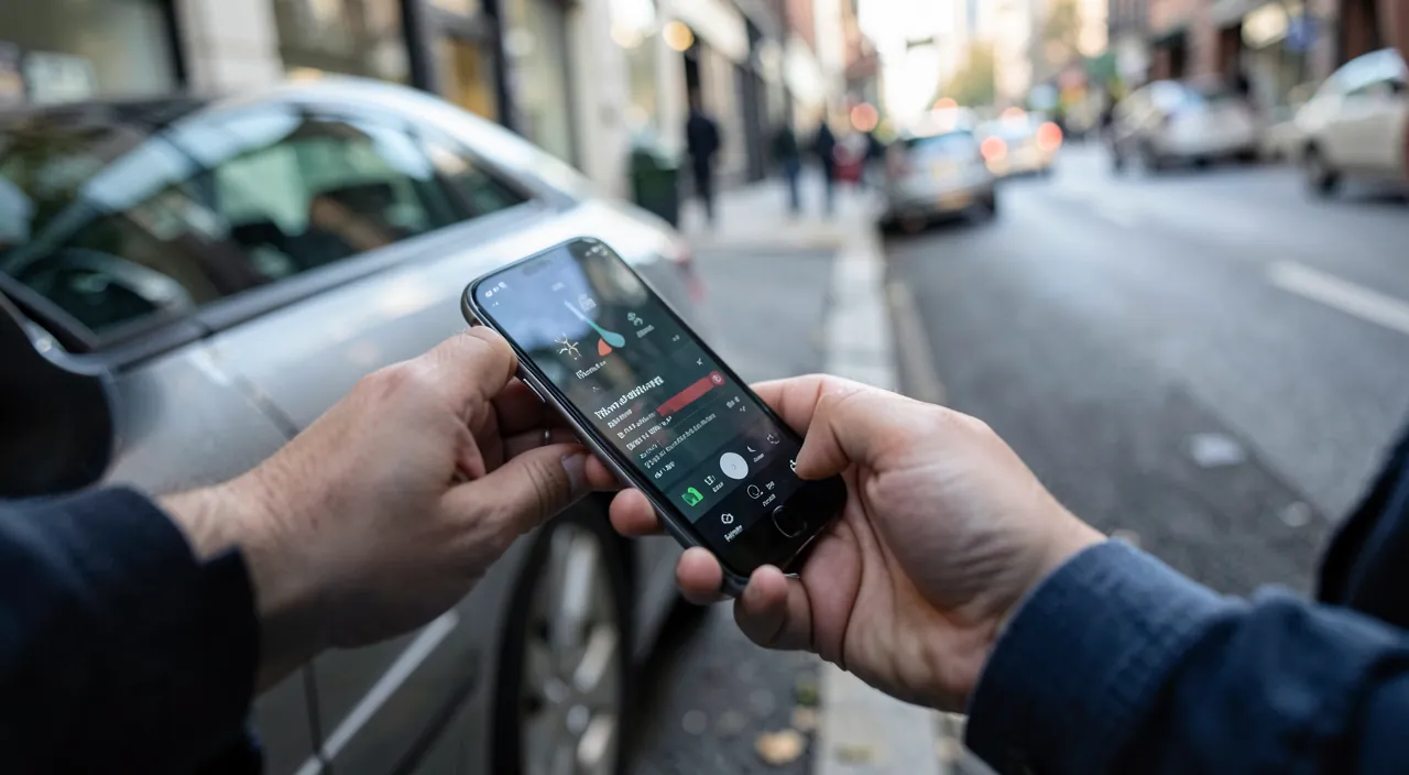Parkgebühren mit einer App bezahlen