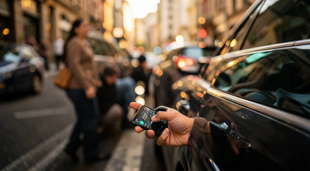 Parkgebühren mit einer App bezahlen