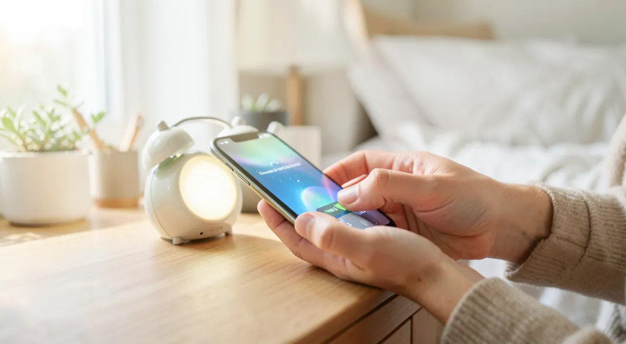 Despertarse con suavidad con tu teléfono