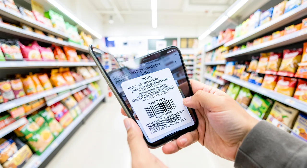 Scanner les étiquettes alimentaires