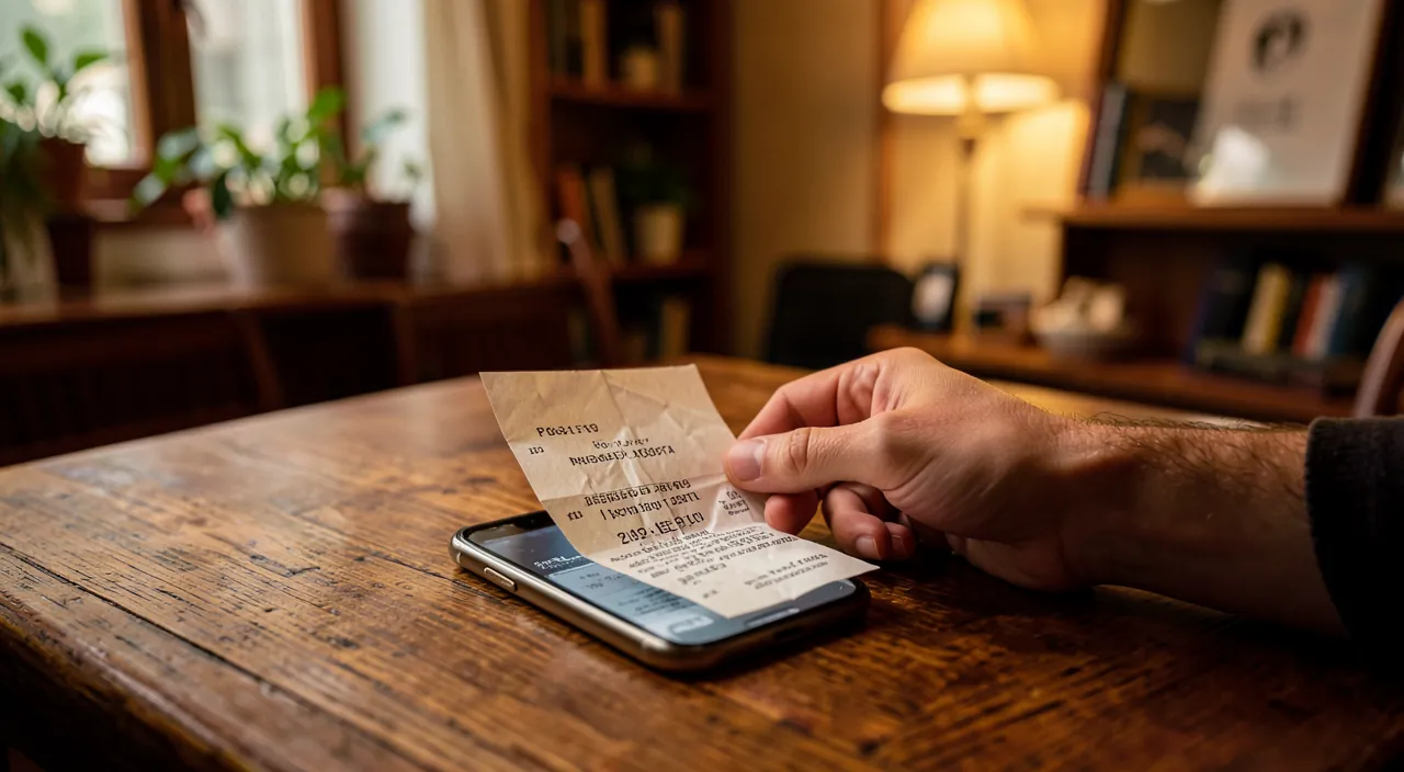 Scanner und sortieren Ihre Quittungen und Tickets