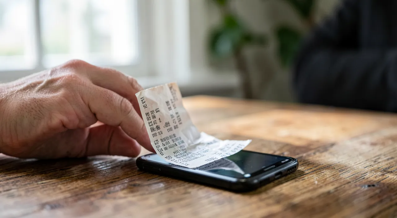 Scanner et ranger ses reçus et tickets