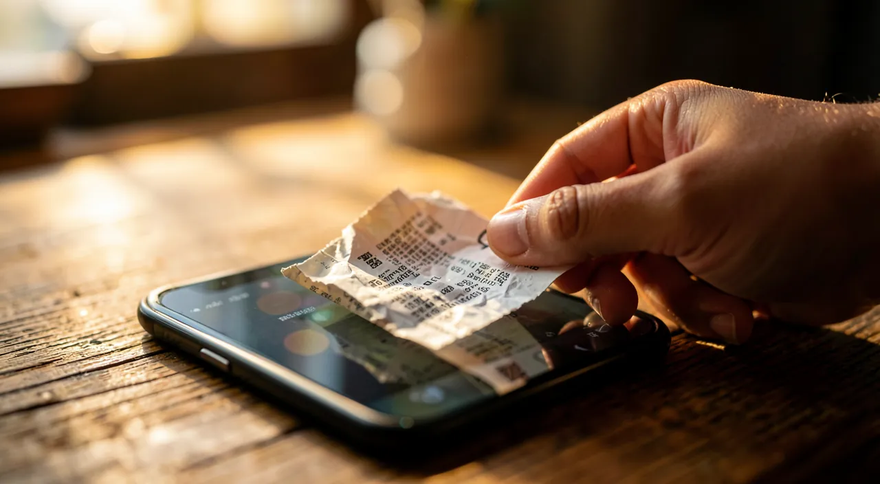 Scanner et ranger ses reçus et tickets