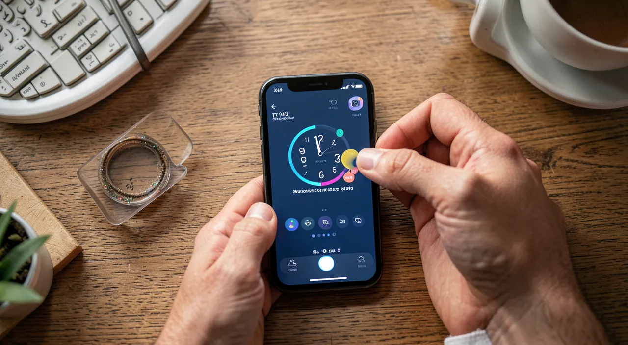 La app Reloj: alarmas, temporizador y husos