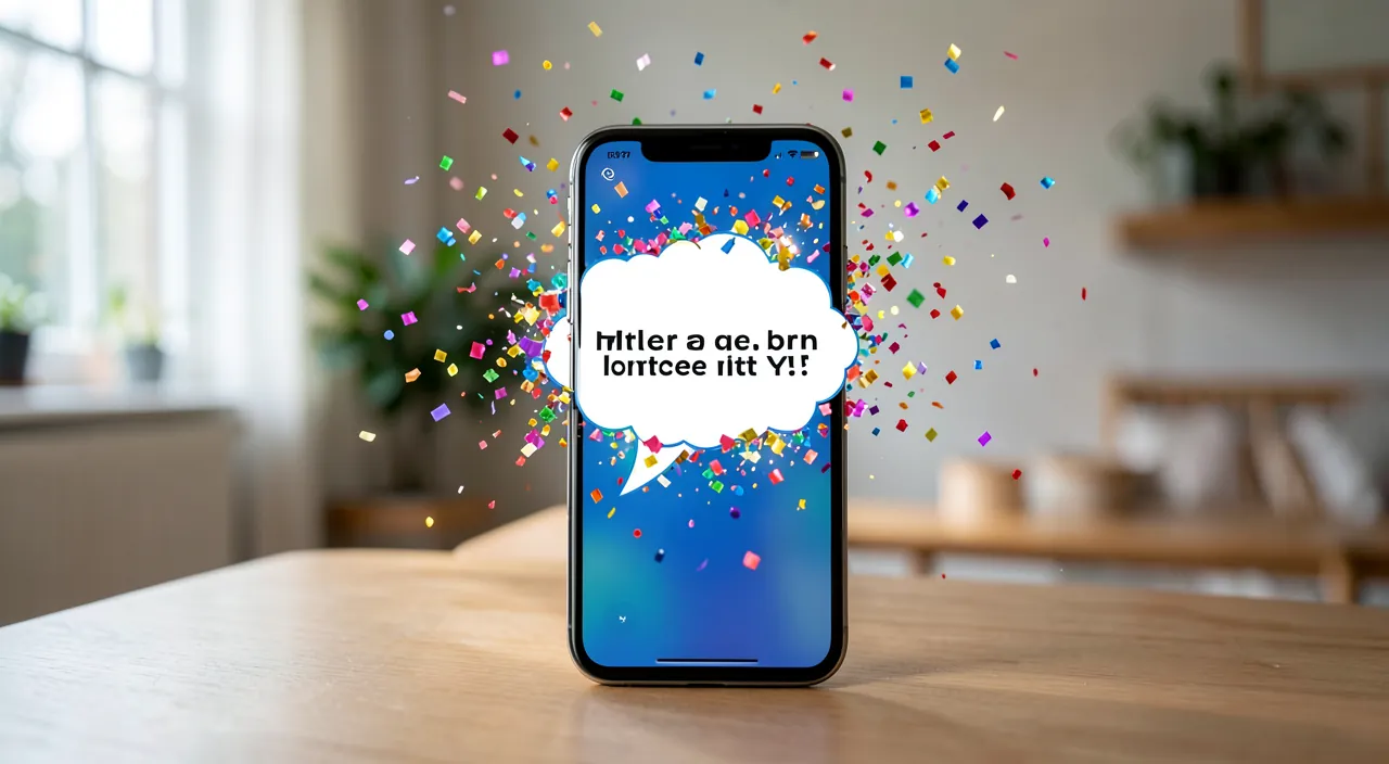 Envoyer des messages animés avec les effets iMessage