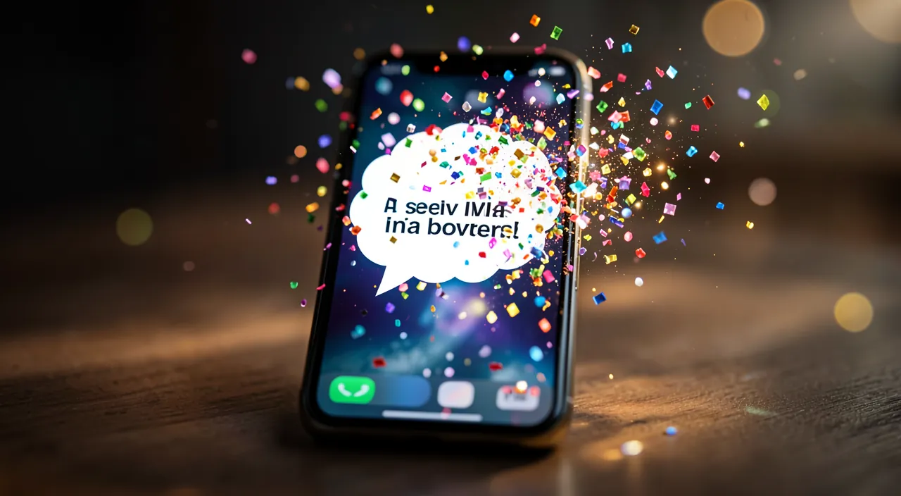 Envoyer des messages animés avec les effets iMessage