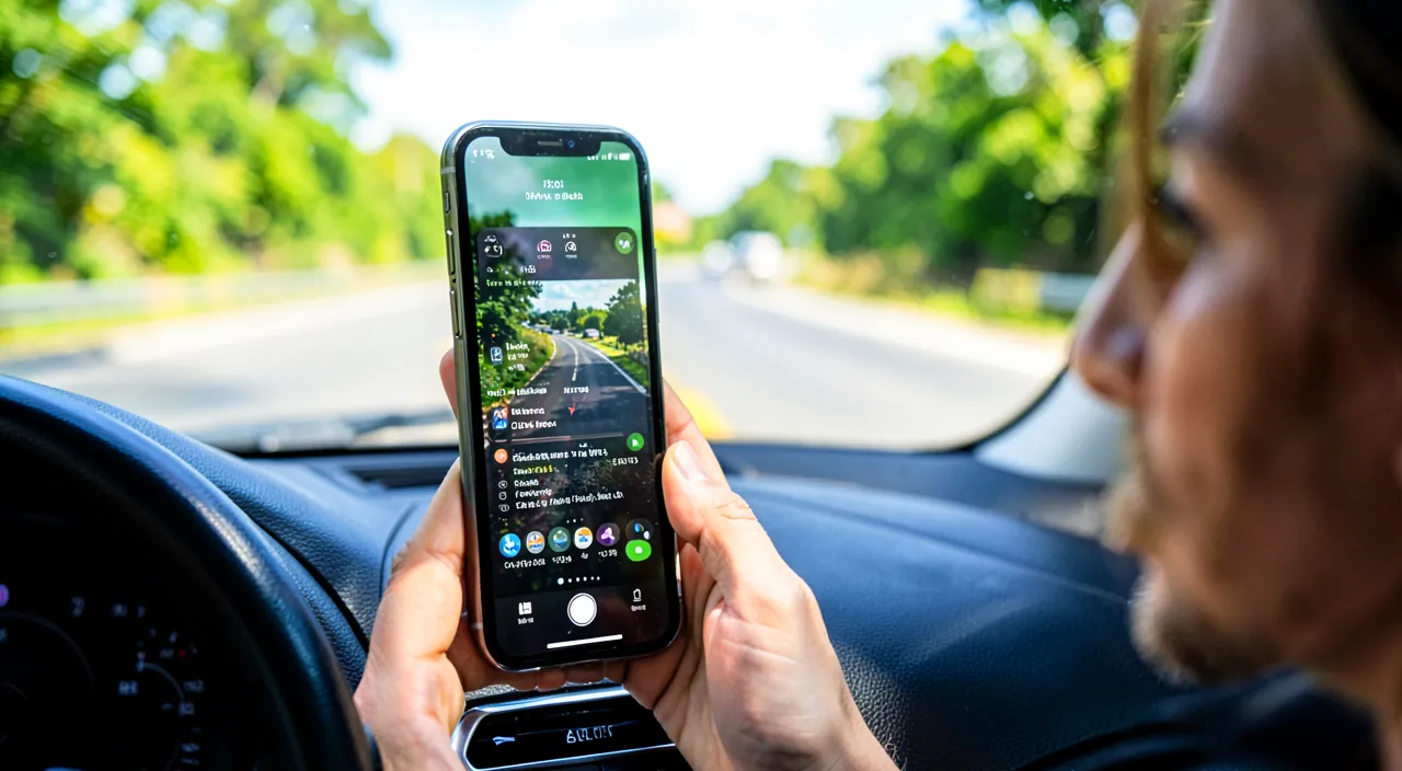 Driving Mode to stay focused on the road