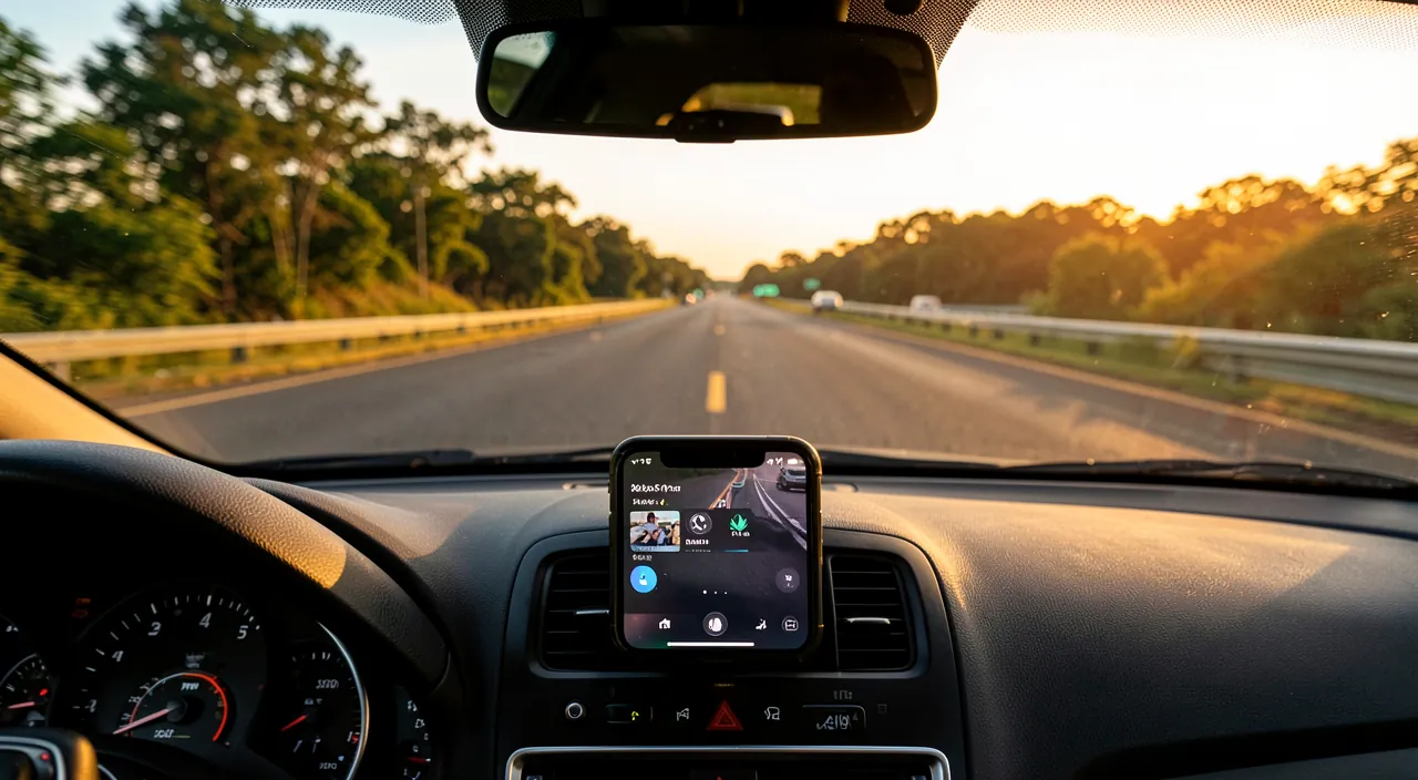 Driving Mode to stay focused on the road