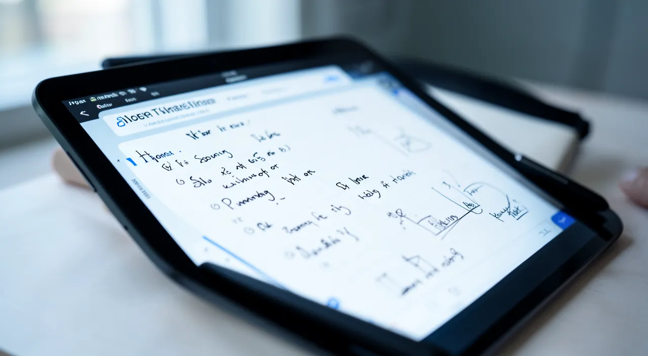 L'app Notes : organiser ses idées