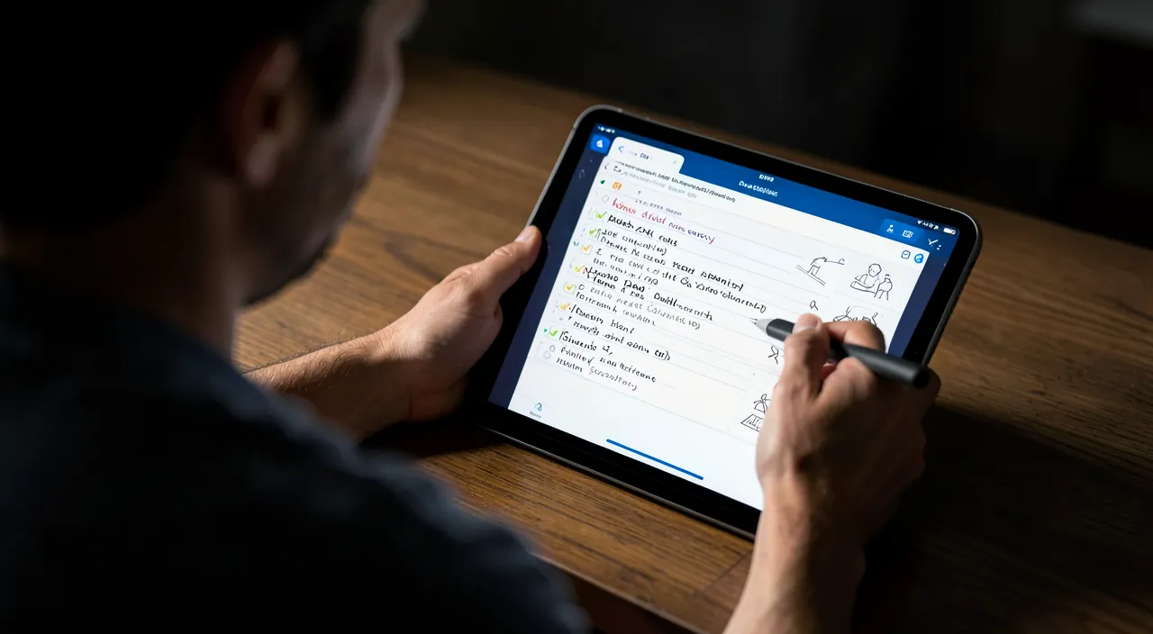 L'app Notes : organiser ses idées