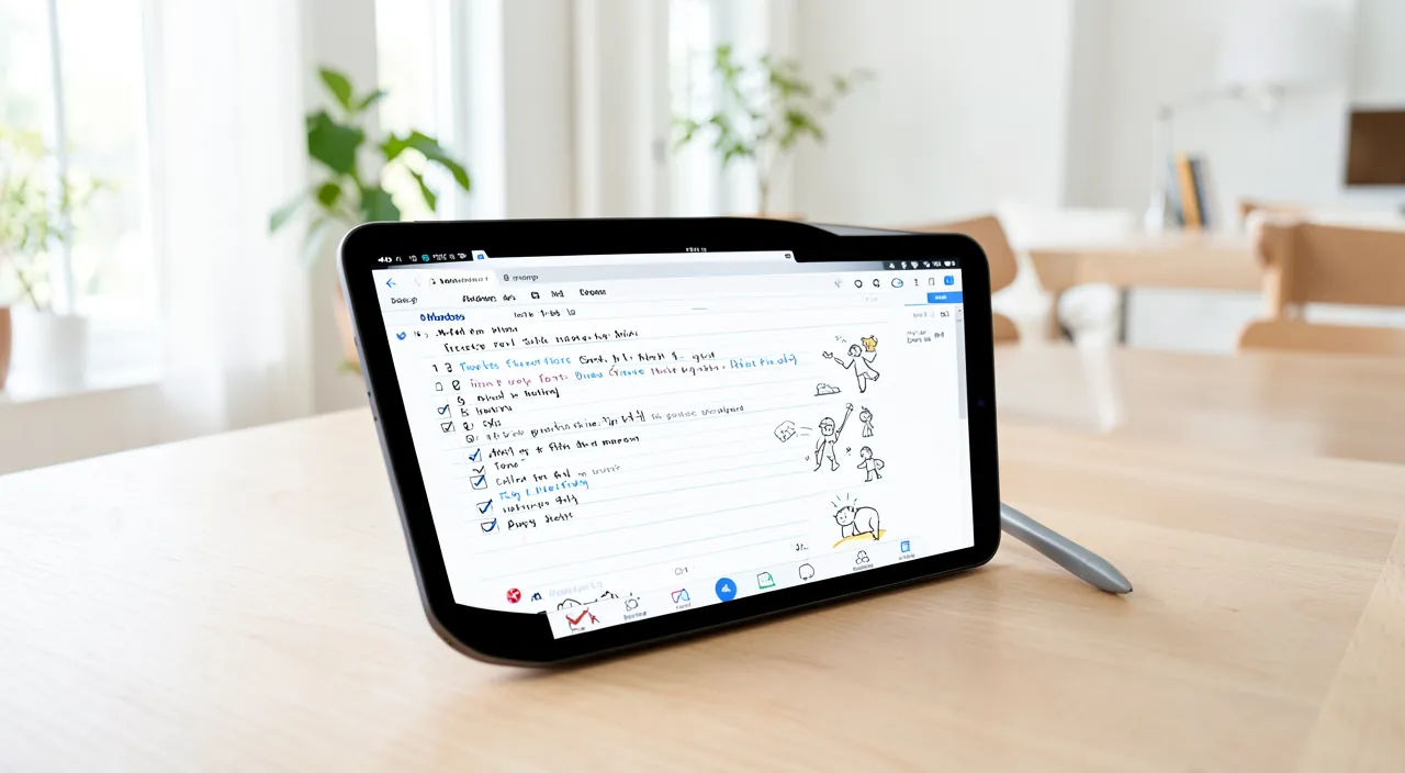 L'app Notes : organiser ses idées