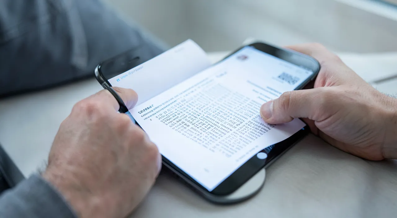 Scanner un document avec l'app Notes
