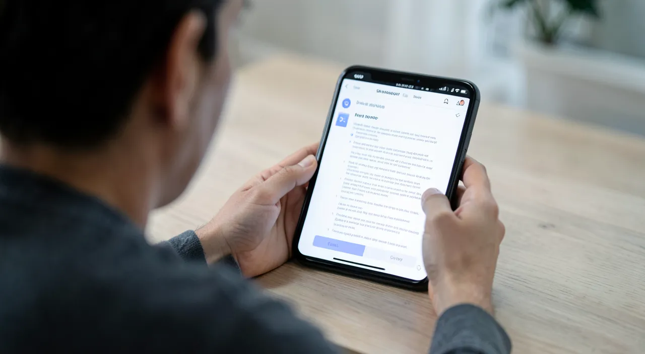 Scanner un document avec l'app Notes