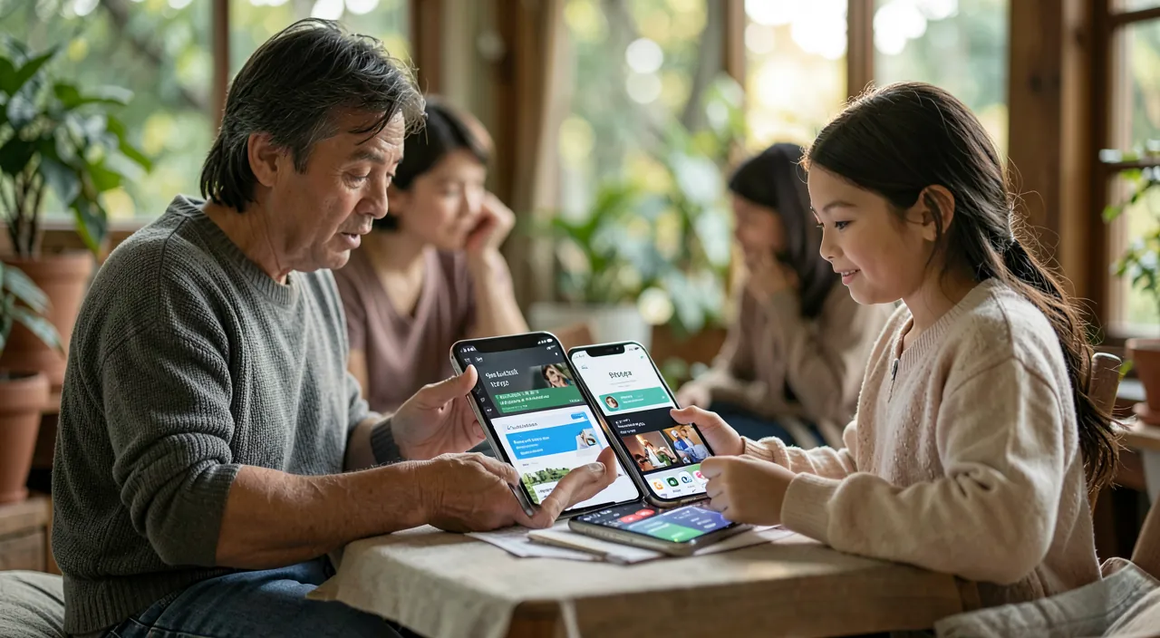 Le partage familial Apple : abonnements et achats