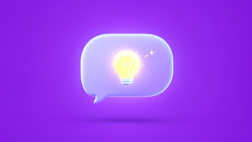 Assistant IA ChatGPT avec une bulle de discussion