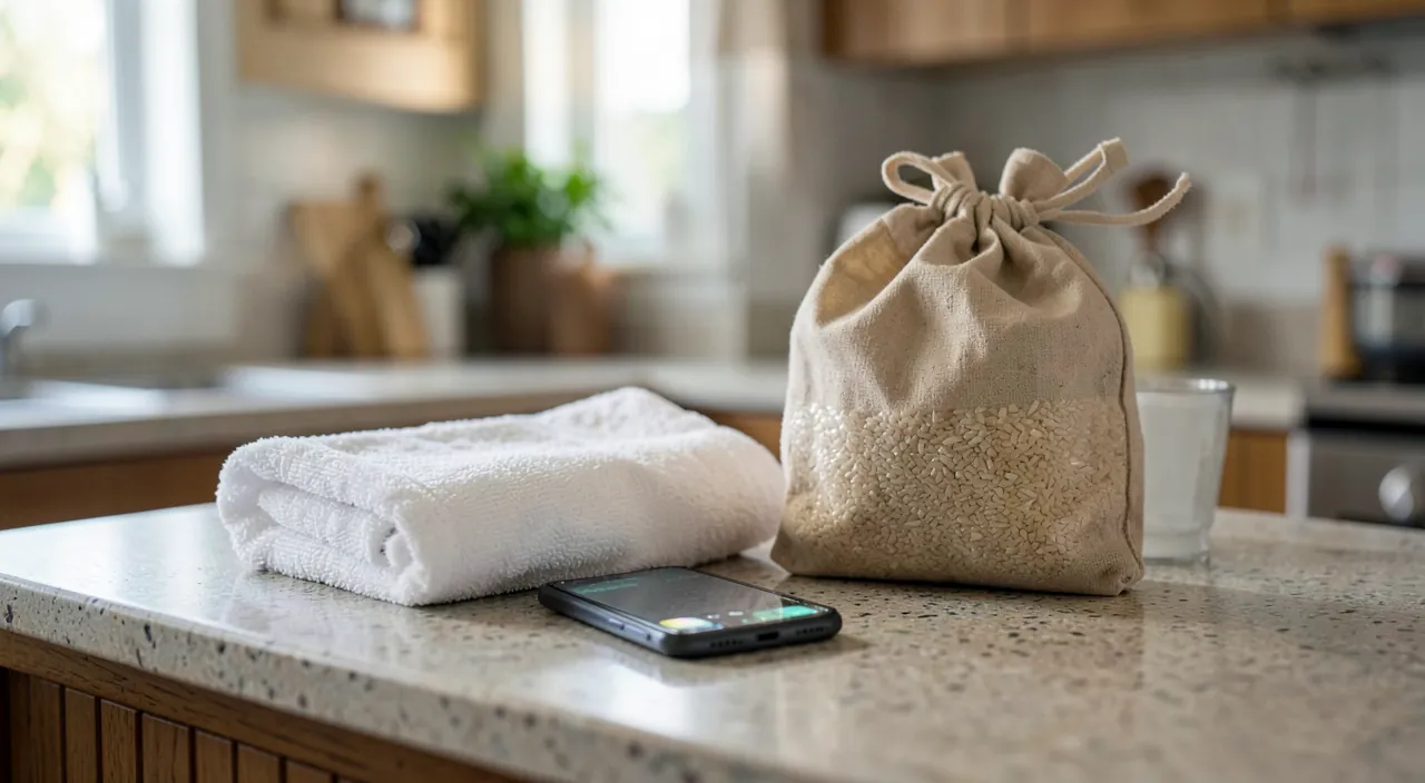Téléphone tombé dans l'eau : les bons gestes, tout de suite